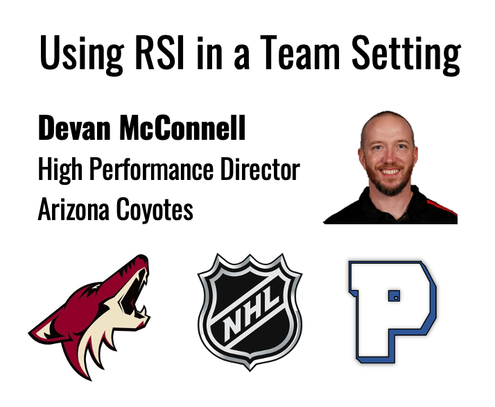 Using Reactive Strength Index (RSI) in a Team Setting